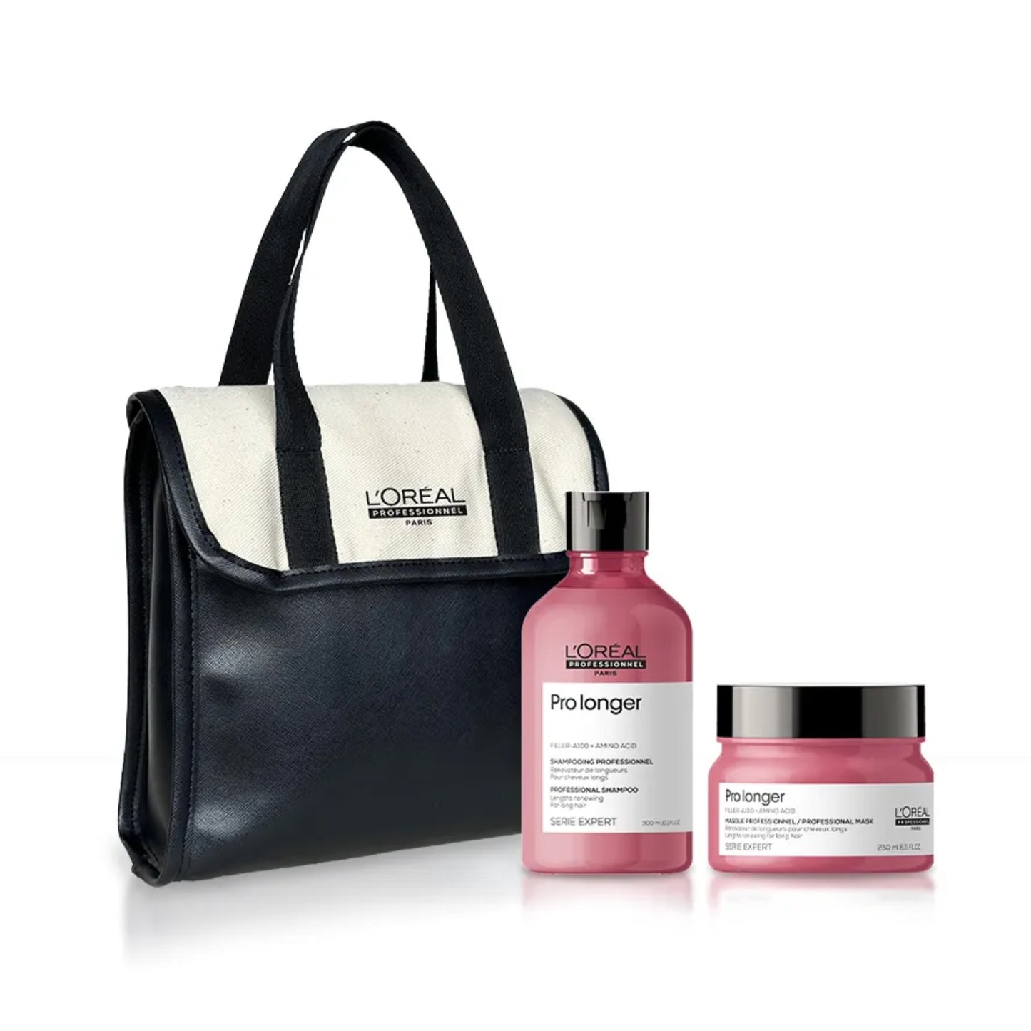 15% kit Pro Longer shampoo y mascarilla . Incluye nesecer.