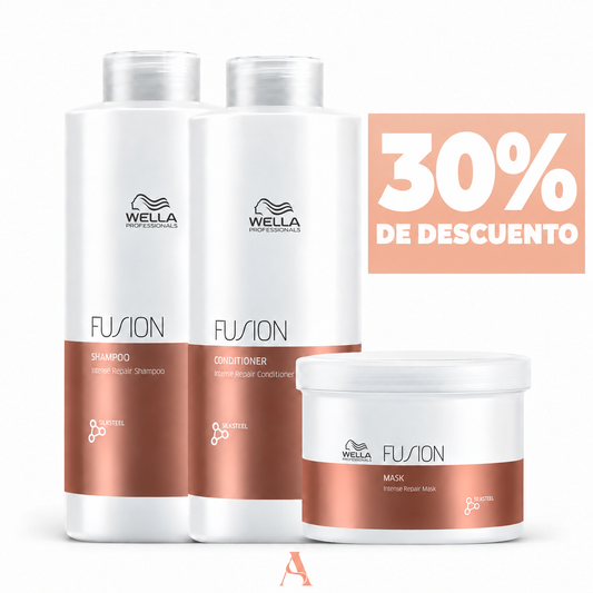 30 % ¡DESCUENTO! PACK LITRO WELLA FUSION