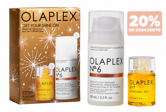 20% DE DESCUENTO PACK OLAPLEX TERMO PROTECTOR Y CONTROL FRIZZ.