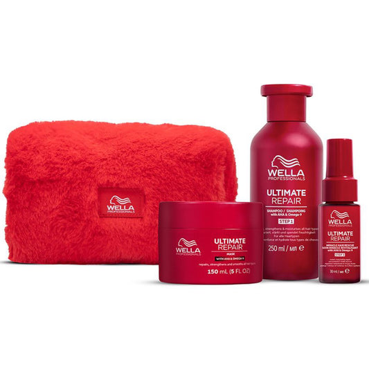 GRATIS miracle  30ml por la compra de shampoo y mascarilla. Incluye cosmetiquera