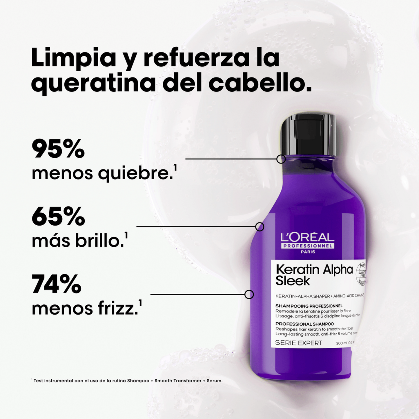 Shampoo Keratin Alpha Sleek 300ml